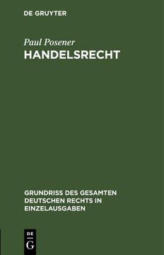 portada Handelsrecht (en Alemán)