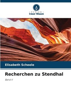 portada Recherchen zu Stendhal (en Alemán)