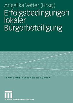 portada Erfolgsbedingungen Lokaler Bürgerbeteiligung (en Alemán)