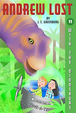 portada Andrew Lost #11: With the Dinosaurs (en Inglés)