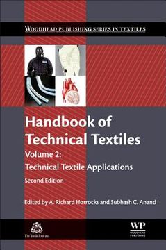 portada Handbook of Technical Textiles: Technical Textile Applications (Woodhead Publishing Series in Textiles) (in English)