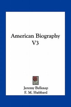 portada american biography v3 (en Inglés)