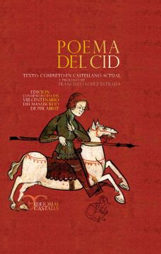 portada Poema del Cid. (Edición conmemorativa del VIII Centenar