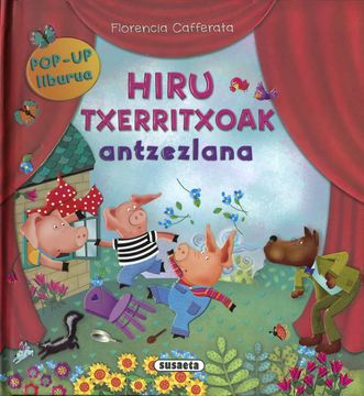 portada Hiru Txerritxoak Antzezlana (en Euskera)