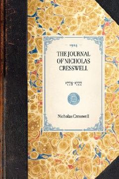 portada the journal of nicholas cresswell (en Inglés)