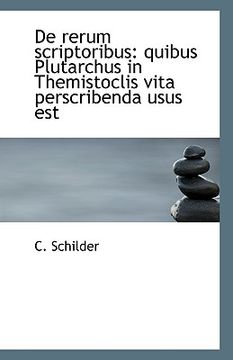 portada de rerum scriptoribus: quibus plutarchus in themistoclis vita perscribenda usus est