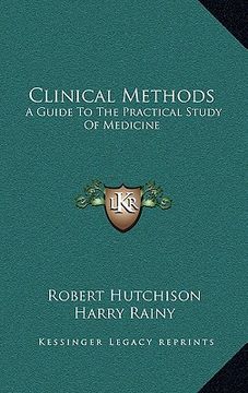portada clinical methods: a guide to the practical study of medicine