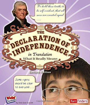 portada The Declaration of Independence in Translation: What It Really Means (Kids' Translations)
