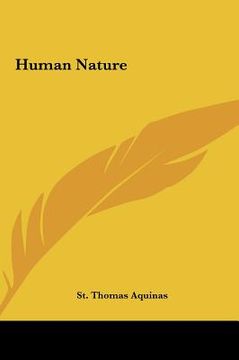 portada human nature (en Inglés)