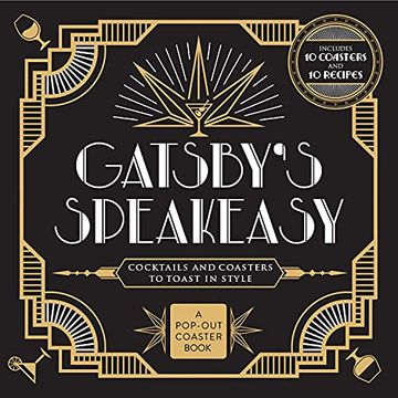 portada Gatsby'S Speakeasy: Cocktails and Coasters to Toast in Style (en Inglés)