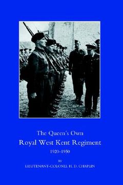 portada queenos own royal west kent regiment 1920-1950 (en Inglés)
