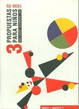 portada 3 propuestas para niños 1930-35