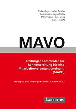 portada Handbuch Mavo-Kommentar (in German)