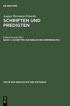 portada Schriften zur Biblischen Hermeneutik i (en Alemán)