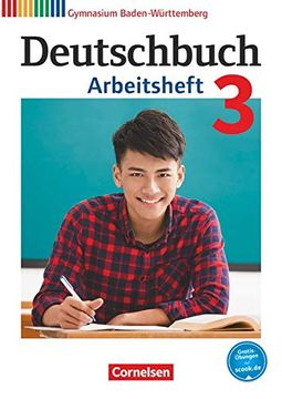 portada Deutschbuch Gymnasium - Baden-Württemberg - Bildungsplan 2016 / Band 3: 7. Schuljahr - Arbeitsheft mit Lösungen (en Alemán)