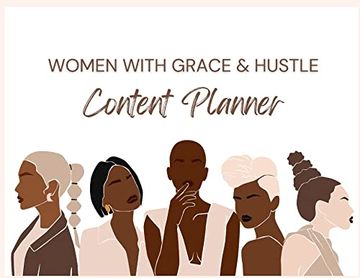 portada Women With Grace & Hustle Content Planner (en Inglés)