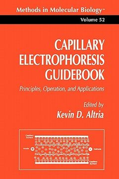 portada capillary electrophoresis guid: principles, operation, and applications (en Inglés)
