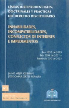 portada Inhabilidades Incompatibilidades Conflictos de Intereses e Impedimentos (in Spanish)