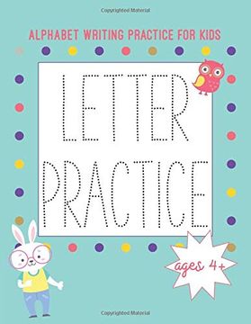 portada Alphabet Writing Practice for Kids: Letter Practice Actviity Book With Animals a-z (en Inglés)