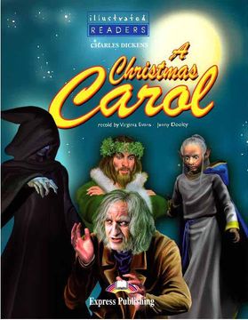 portada A Christmas Carol set With Cd/Dvd (Elt Illustrated Readers) (en Inglés)