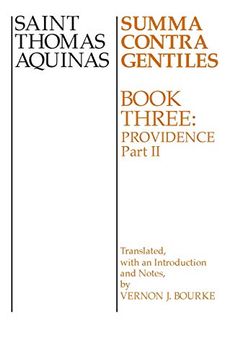 portada Summa Contra Gentiles: Book Three: Providence: Part ii (en Inglés)