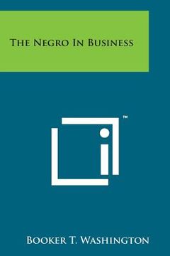 portada The Negro in Business (en Inglés)