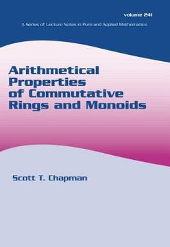 portada arithmetical properties of commutative rings and monoids (en Inglés)