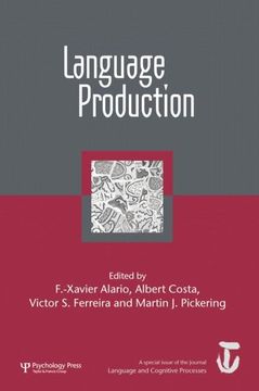 portada Language Production: First International Workshop on Language Production: A Special Issue of Language and Cognitive Processes (en Inglés)
