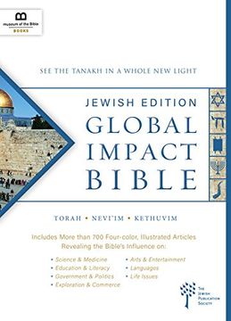 portada Global Impact Bible, jps Tanakh Jewish Edition (Hardcover): See the Bible in a Whole new Light (in English)