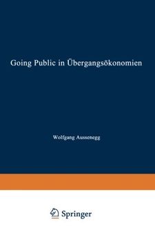 portada Going Public in Übergangsökonomien: Das Preisverhalten von Initial Public Offerings in Polen (Gabler Edition Wissenschaft) (German Edition)