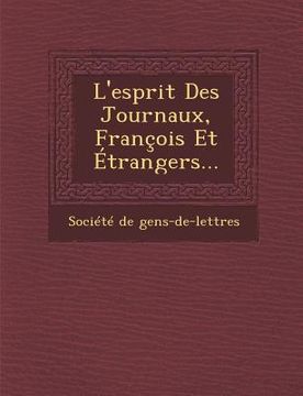 portada L'Esprit Des Journaux, Francois Et Etrangers... (en Francés)