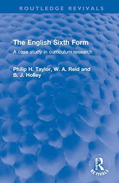 portada The English Sixth Form: A Case Study in Curriculum Research (Routledge Revivals) (in English)