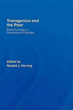 portada transgenics and the poor: biotechnology in development studies (en Inglés)