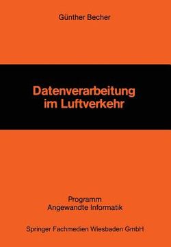 portada Datenverarbeitung Im Luftverkehr (en Alemán)