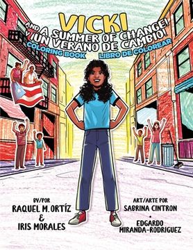 portada Vicki and a Summer of Change! Coloring Book /¡Vicki y un verano de cambio! Libro de colorear (en Inglés)