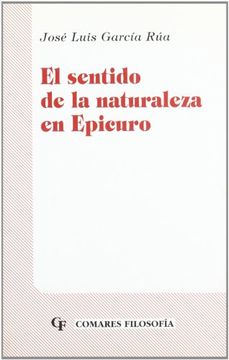 portada El Sentido de la Naturaleza en Epicuro (in Spanish)