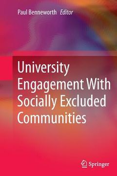 portada University Engagement with Socially Excluded Communities (en Inglés)