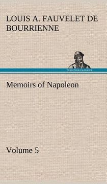 portada memoirs of napoleon - volume 05 (en Inglés)