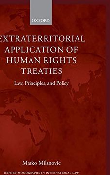portada Extraterritorial Application of Human Rights Treaties: Law, Principles, and Policy (Oxford Monographs in International Law) (en Inglés)