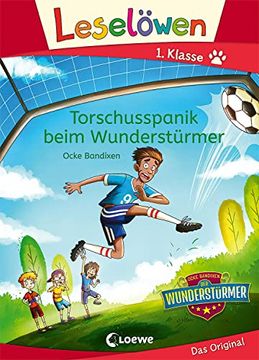portada Leselöwen 1. Klasse - Torschusspanik Beim Wunderstürmer: Mit Leselernschrift Abezeh - Fußballgeschichte - Erstlesebuch für Kinder ab 6 Jahren (in German)