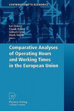 portada comparative analyses of operating hours and working times in the european union (en Inglés)