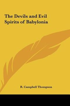 portada the devils and evil spirits of babylonia (en Inglés)