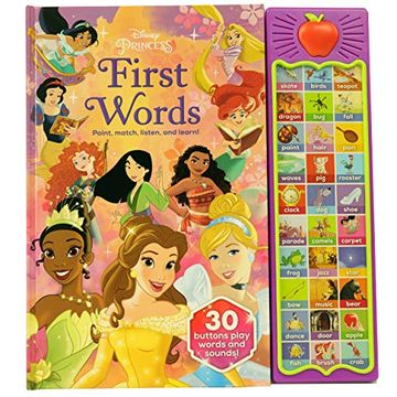 portada Apple Sound Disney Princess: Point, Match, Listen and Learn! (Play-A-Sound) (in English)