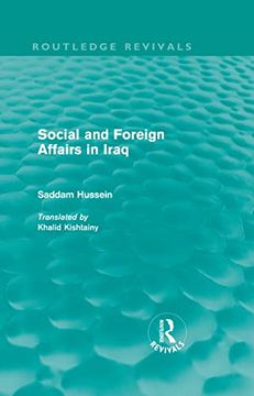 portada Social and Foreign Affairs in Iraq (Routledge Revivals) (en Inglés)