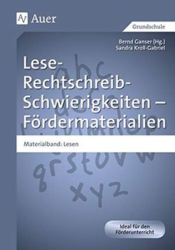 portada Lese-Rechtschreib-Schwierigkeiten - Fördermaterialien. Materialband: Lesen (en Alemán)
