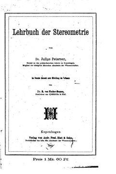 portada Lehrbuch der Stereometrie (German Edition)
