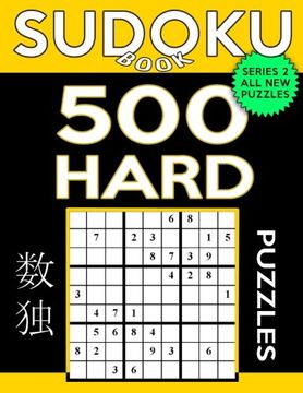 portada Sudoku Book 500 Hard Puzzles: Sudoku Puzzle Book With Only One Level of Difficulty (Sudoku Book Series 2) (Volume 15)