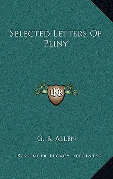 portada selected letters of pliny (en Inglés)