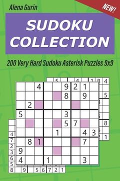 portada Sudoku Collection: 200 Very Hard Sudoku Asterisk Puzzles 9x9 (in English)