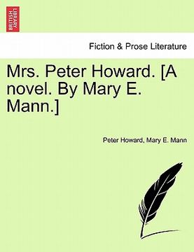 portada mrs. peter howard. [a novel. by mary e. mann.] (en Inglés)